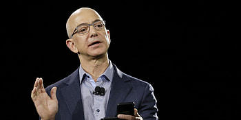 Jeff Bezos, Laptop , Personalized backgrounds, Tech-inspired HD wallpaper