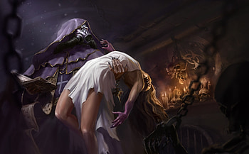 Black Magic Fantasy Art, artist, digital-art, fantasy HD wallpaper