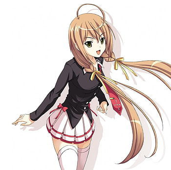 Hi!, anime, pretty, cute, beautiful, girl, long hair, woman HD wallpaper