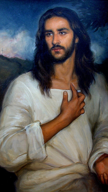 Papa Jesus, Night, Nature Background HD phone wallpaper