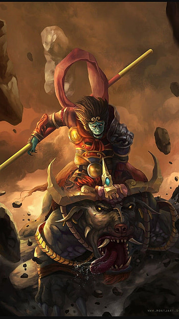 Monkey King, Angry Monkey King, Wukong The Monkey King HD phone wallpaper