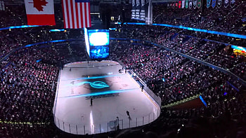 Tampa Bay Lightning: Opening Video on Ice. HD wallpaper