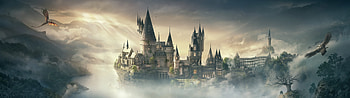 Hogwarts, Dual screen , Wizarding wonders, Hogwarts magic HD wallpaper