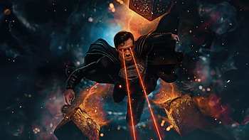 Black Superman Suit In Zack Snyder S Vision, superman, justice-league, superheroes, artwork, henry-cavill, artist, art, digital-art HD wallpaper