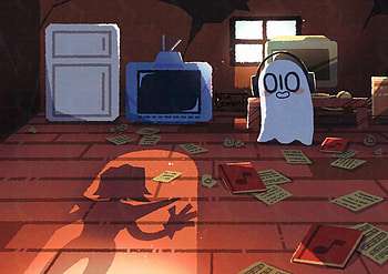 Undertale : Mettaton EX & Napstablook’s Haunting Room Scene, Mettaton EX (Undertale), Napstablook (Undertale), video game, Undertale HD wallpaper