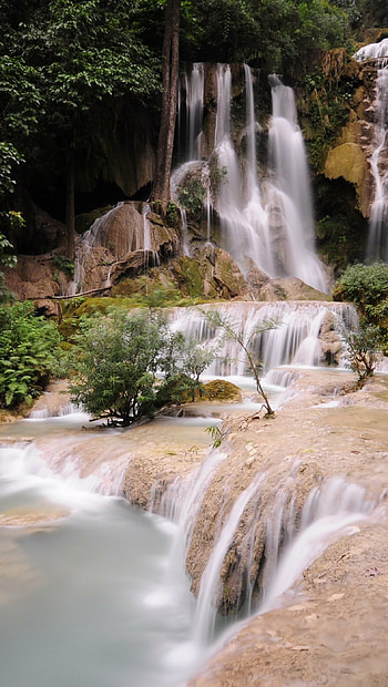 Pongour, Waterfalls HD phone wallpaper