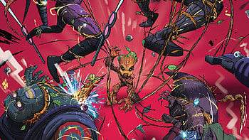 Baby groot, marvel comics, comics HD wallpaper