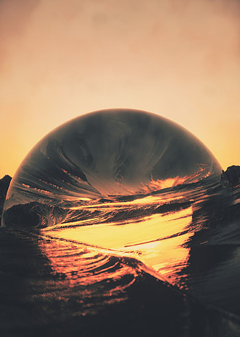 Miscellanea, Miscellaneous, Surface, Relief, Ball, Lava, Volcanic HD phone wallpaper