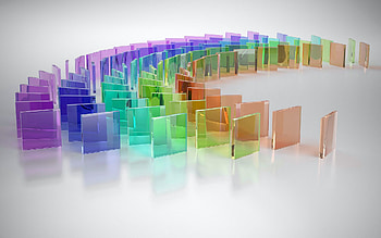 Transparent, 3D, Glass, Dominoes, Domino, Render HD wallpaper