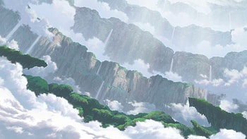Made in Abyss, Environment clouds HD wallpaper