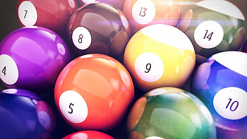 Billiards Sports, Billiard balls, 3D , Striking visuals HD wallpaper