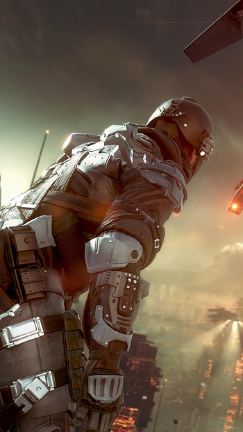 Killzone: Shadow Fall, Dystopian setting, Futuristic soldiers, Intense action HD phone wallpaper