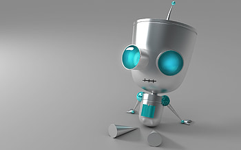 Eyes, 3D, Metal, Robot HD wallpaper