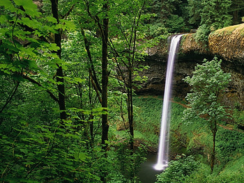 Landscape, Waterfalls HD wallpaper