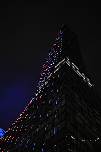 Night, Architecture, Building, Dark, Tower HD phone wallpaper
