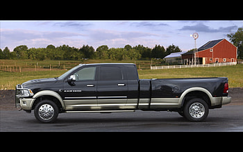 dodge ram long hauler truck, ram, dodge, road, long HD wallpaper
