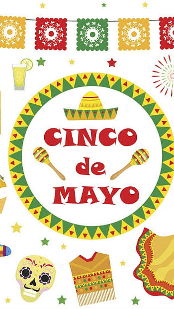 Cinco De Mayo, Pattern, Background HD phone wallpaper