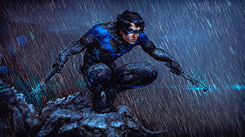 Nightwing Midnight Protector, nightwing, superheroes, artwork, art, digital-art, artstation HD wallpaper