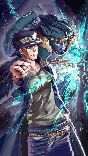 Jotaro Kujo, Anime , Stand power, Jojo's Bizarre Adventure HD phone wallpaper