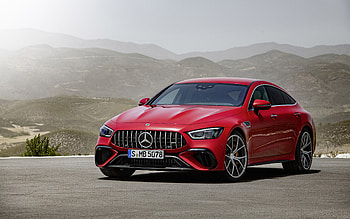 2023, Mercedes-AMG GT63 S E Performance 4-Door, , exterior, front view, new red GT63 S, German cars, Mercedes HD wallpaper