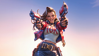 Charming Firepower, artist, artwork, art, digital-art, ai HD wallpaper
