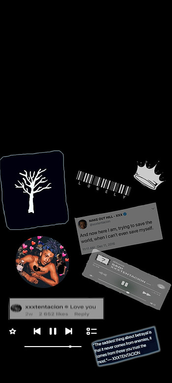 X*xtentacion, business_card, logo HD phone wallpaper