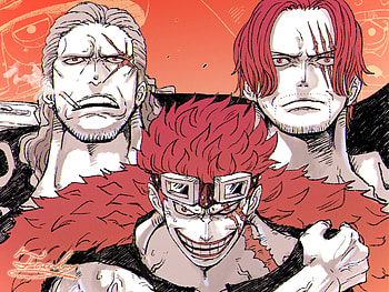 Benn Beckman, Shanks, and Eustass Kid, Anime, One Piece, Eustass Kid, Shanks (One Piece), Benn Beckman HD wallpaper