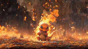 Pokemon Charmander, charmander, pokemon, anime, artist, artwork, digital-art, behance HD wallpaper