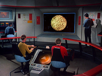 Contact With The Fesarius, Star Trek, bridge, TOS, Fesarius HD wallpaper