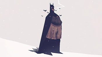 Old Batman Minimal , batman, minimalism, minimalist, superheroes, artist, artwork, digital-art, artstation HD wallpaper