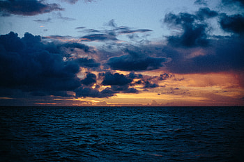 Nature, Sea, Clouds, Horizon HD wallpaper