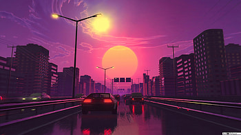 Retro City, Chill City HD wallpaper