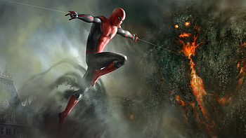 Spider Man Farfrom Home, spiderman-far-from-home, spiderman, superheroes, digital-art, artwork, artstation HD wallpaper