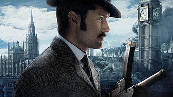 Sherlock Holmes: A Game of Shadows , Detective adventure, Robert Downey Jr., Action-packed HD wallpaper