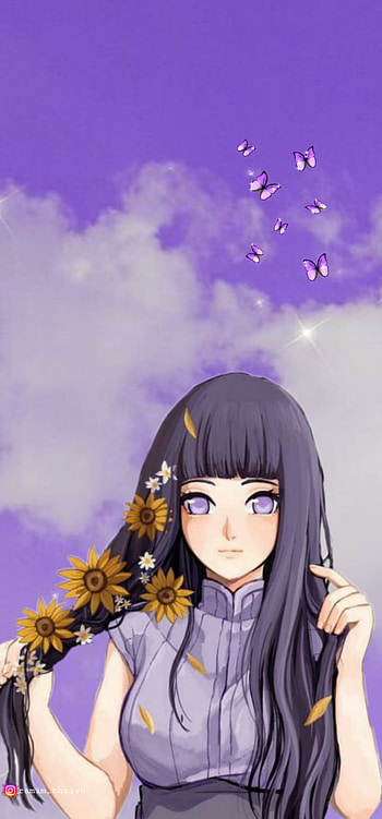 Hinata, naruto, anime waifu, naruto wife, waifu, Android, cartoon, hinata naruto, anime, , ramimhaque HD phone wallpaper