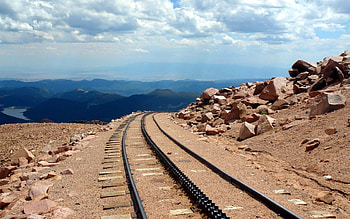 Nature, Stones, Sand, Desert, Road, Day, Rails, Sleepers HD wallpaper