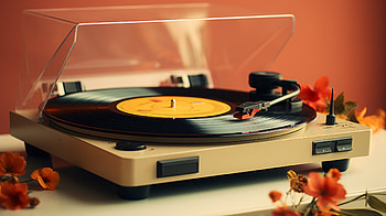 Vintage Turntable - Vinyl Record Player, music, record HD wallpaper