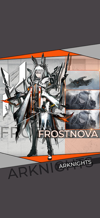 Frostnova Mobile, video game, Arknights HD phone wallpaper