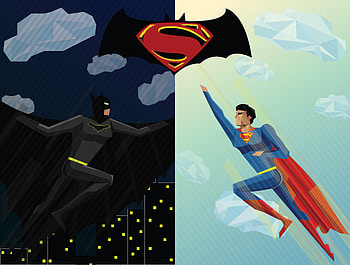 Batman Vs Superman 1, batman, superman, 1, superheroes, artist, artwork, digital-art HD wallpaper