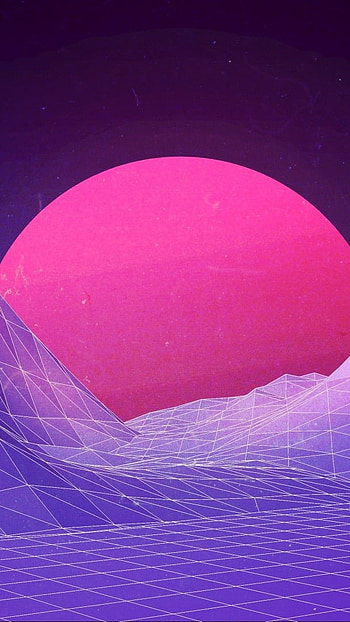 Aesthetic, Synth Wave Background, synth wave, background HD phone wallpaper