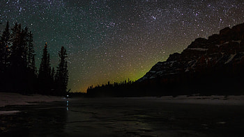 Alaska Night HD wallpaper