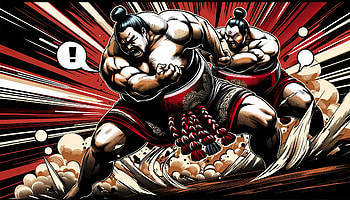 Dynamic Sumo Wrestlers, sumo wrestling, wrestling, Sports HD wallpaper