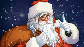 Santa, happy new year, holidays, merry christmas HD wallpaper