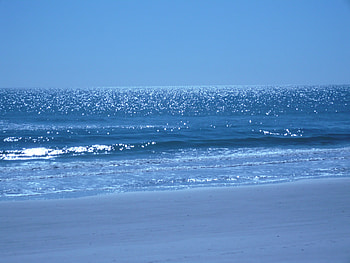 Beach Shimmer, ocean, beach HD wallpaper