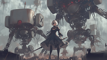 YoRHa No.2 Type B from NieR: Automata, video game, NieR: Automata, YoRHa No.2 Type B HD wallpaper