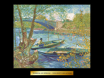 The Vangogh, peacefulness, nature, water, fishing HD wallpaper