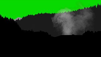 Silhouette Of Forest Hills Cats and Smoke on a Green Screen Background Motion Background - VideoBlocks HD wallpaper