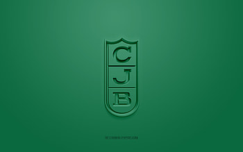 Club Joventut Badalona, creative 3D logo, green background, Spanish basketball team, Liga ACB, Badalona, Spain, 3d art, basketball, Club Joventut Badalona 3d logo HD wallpaper