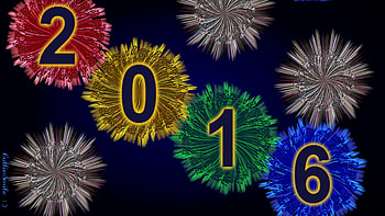Yahoooo! 2016 New Year! :D, New year, happy new year, party, fireworks, y3ar, 2016, celebrate, firework HD wallpaper