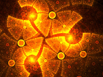 Abstract, Glare, Circles, Bright, Fractal HD wallpaper